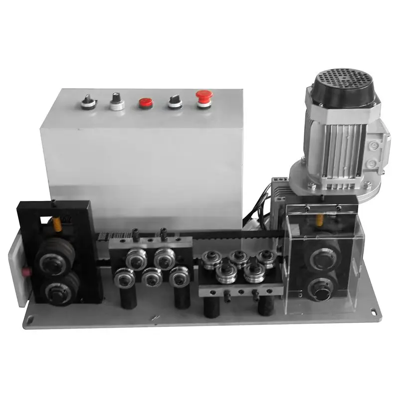 Roller feeder straightening machine 10 wheel wire straightener with 750W motor