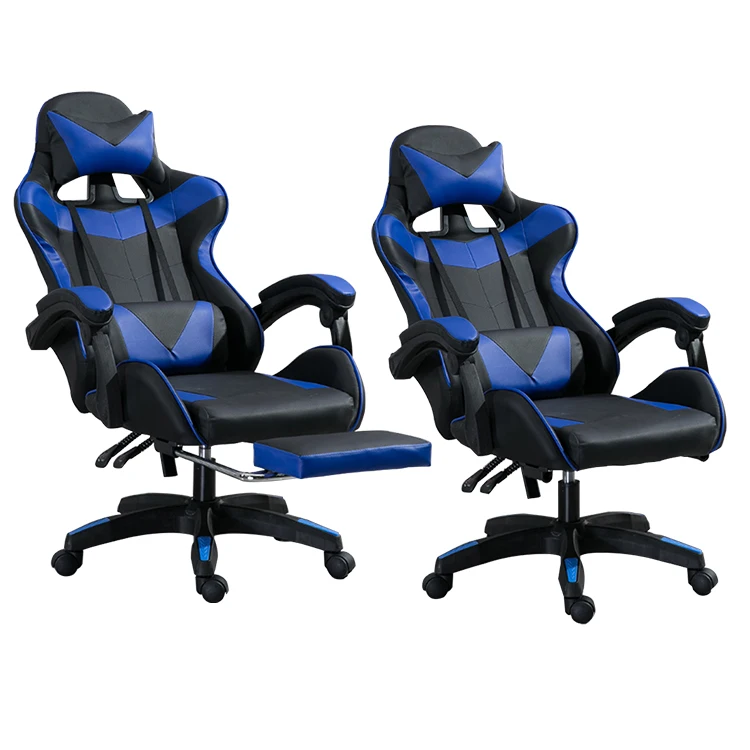 Latest design custom multi color pro comfortable leather pc light gaming chair