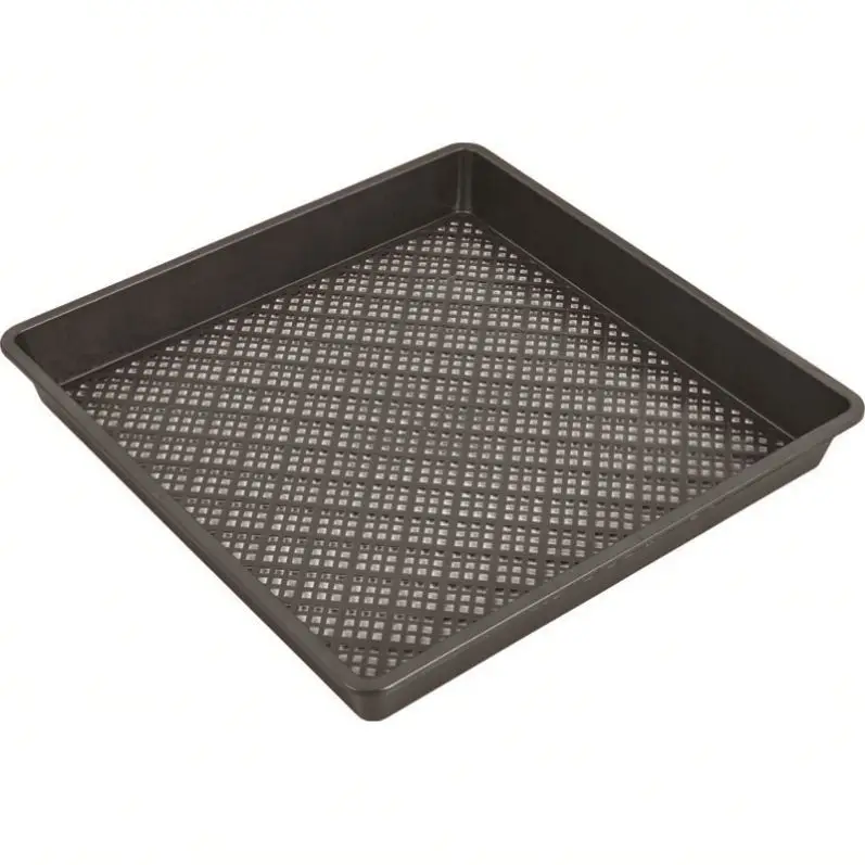 
Durable reusable Plastic Square Flat tray cheap price flat seed sprouting tray 
