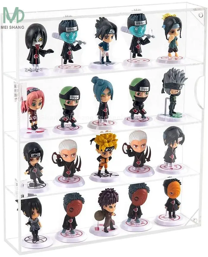 Wholesale RTS acrylic shadow display case wall shadow box for toys