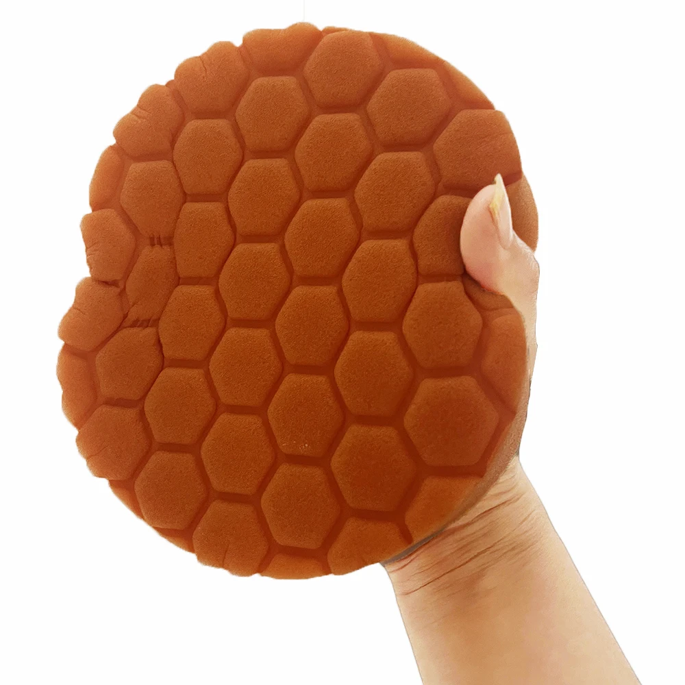Honey-Comb Surface Sponge Foam Polishing & Buffing Pad Customizable OEM Auto Detailing Scratch/Swirl Removal for Car Refresh