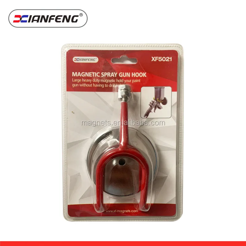Magnetic spray gun hook Magnetic Paint Spray Gun Holder Stand for Gravity Feed Cup Spray Booth Body Shop Wall XF5021 XIANFENG
