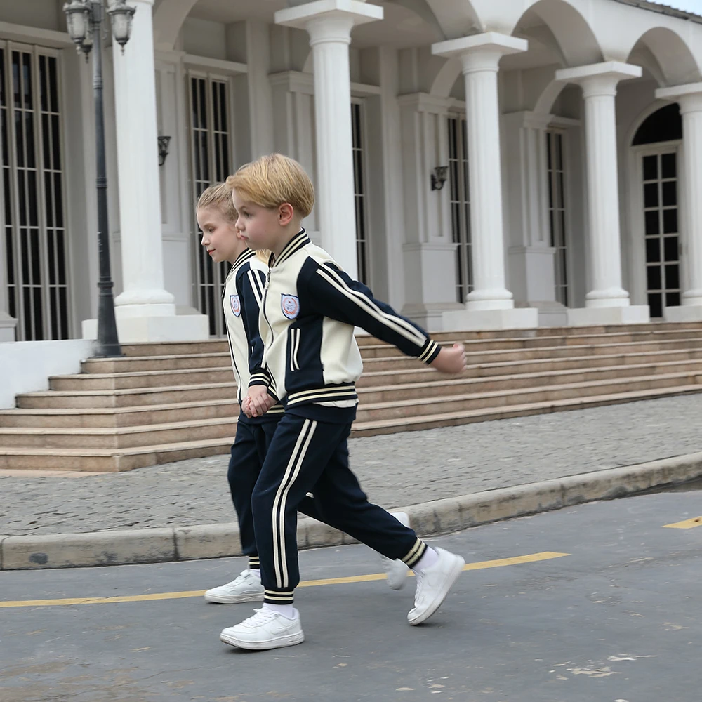 Unisex Short-Sleeve Blazer Jacket Kids Custom Embroidered Designs High School Korean Boys Kindergarten Primary School uniform
