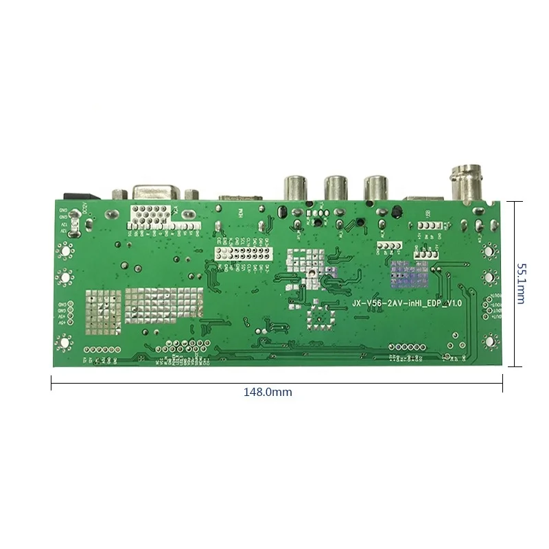 extendable type c Wide voltage 2AV hd lcd driver board with usb and VGA for EDP display