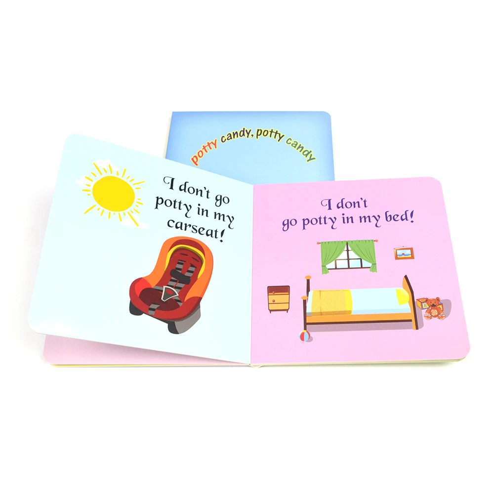 New Design Child Thick Card Book Printing,Cardboard Book Printing For Children,Card Board Book Print Customized