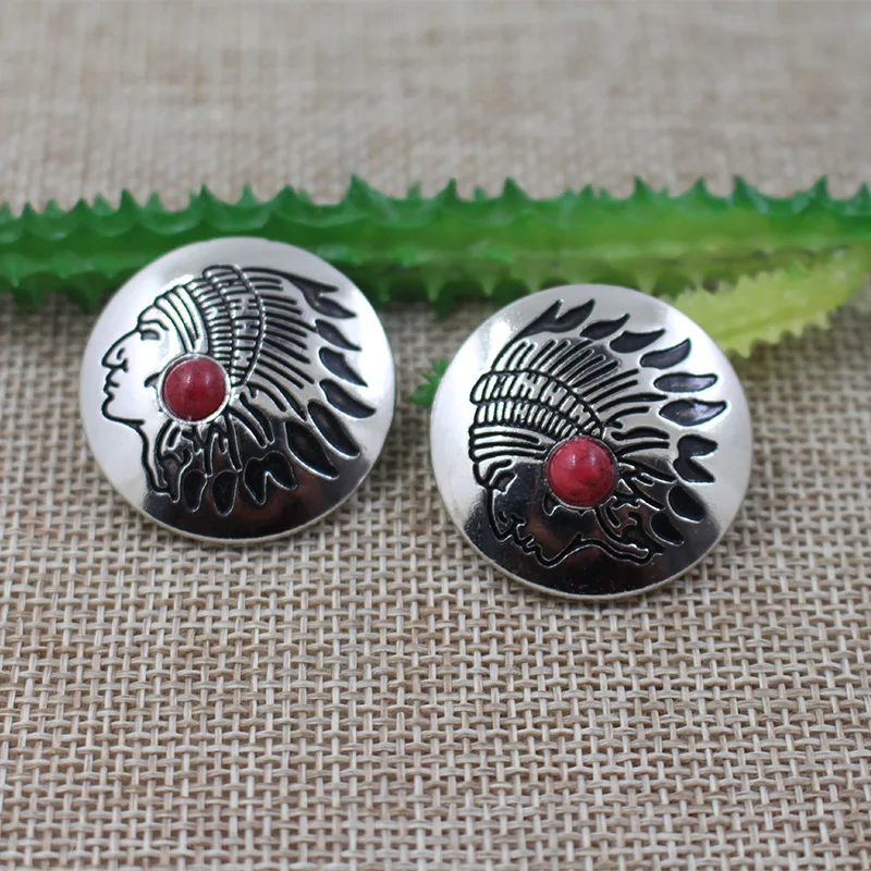 Western Conchos  Plated Metal Castings Screw Back concho