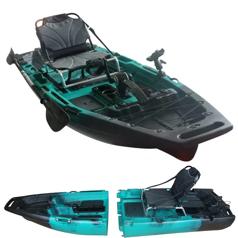 10ft Propeller Modular kayak fishing with pedal rotomolded kayak sale for outdoor activities