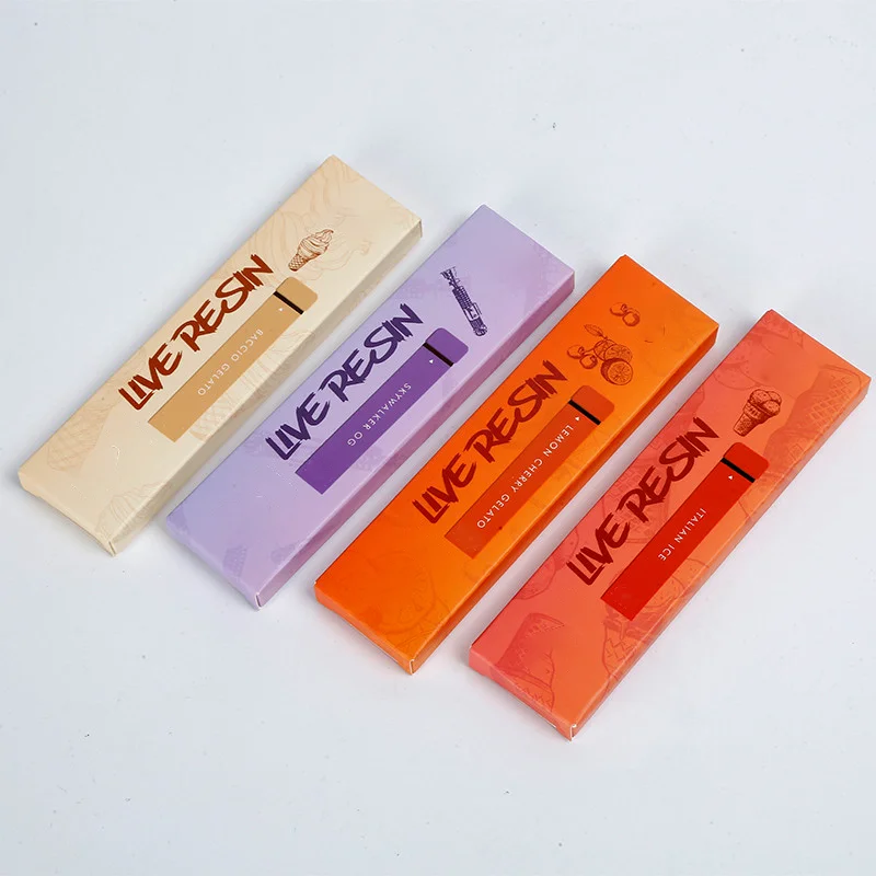 test 14 Empty Sliding Child Proof Cartridge Paper Box Biodegradable Paperboard Cart Packaging