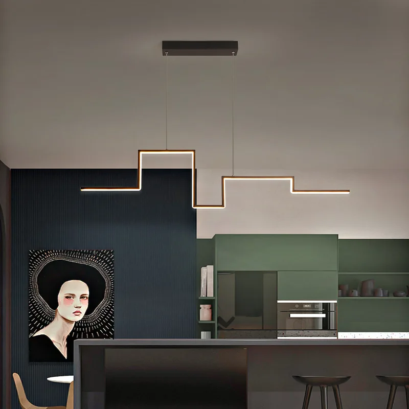 Modern Simple LED Chandeliers Luxury Gold Chandelier Pendant Lights Creative Dining Room Living Room Home Lighting Chandelier