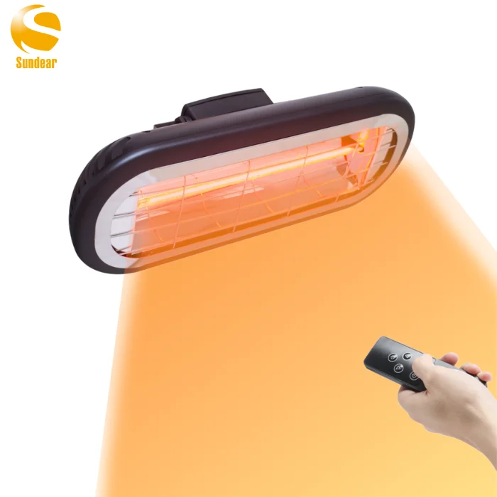 Infrared Heater Low Glare Slim Design Waterproof Electric Heater