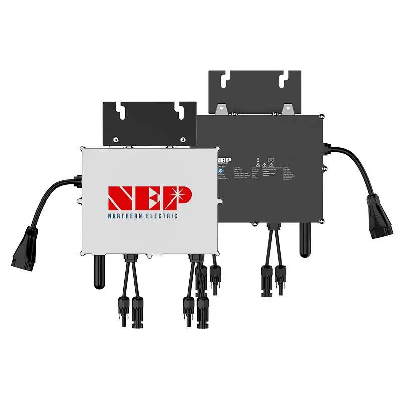 New Design Smart Grid Tie Solar Micro Inverter WiFi Communication MPPT Pure Sine Wave Microinverter Nep BDM-800 in Stock
