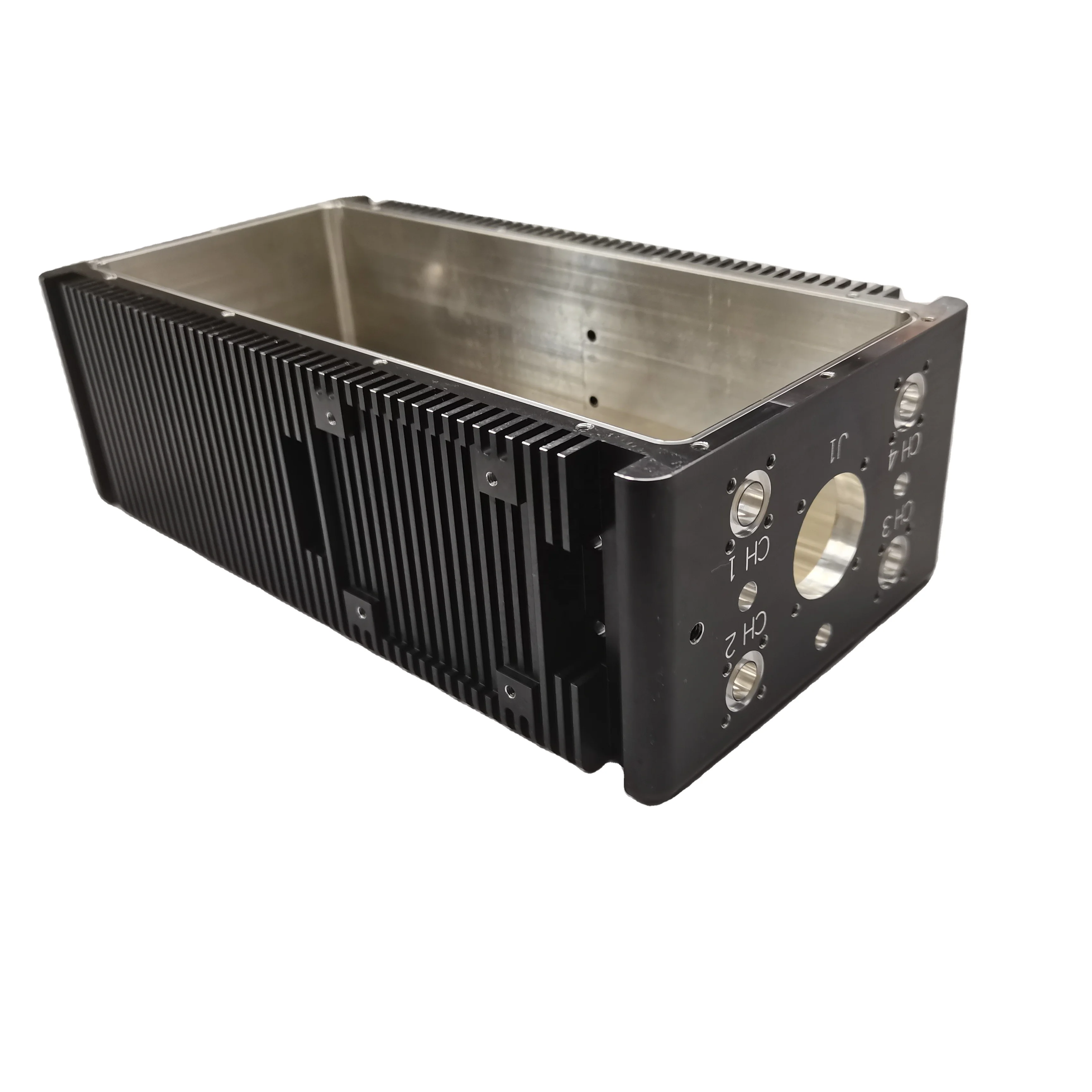 Amplifier 6061 6063 al Aluminium Die Castings Housing Part Black Anodizing