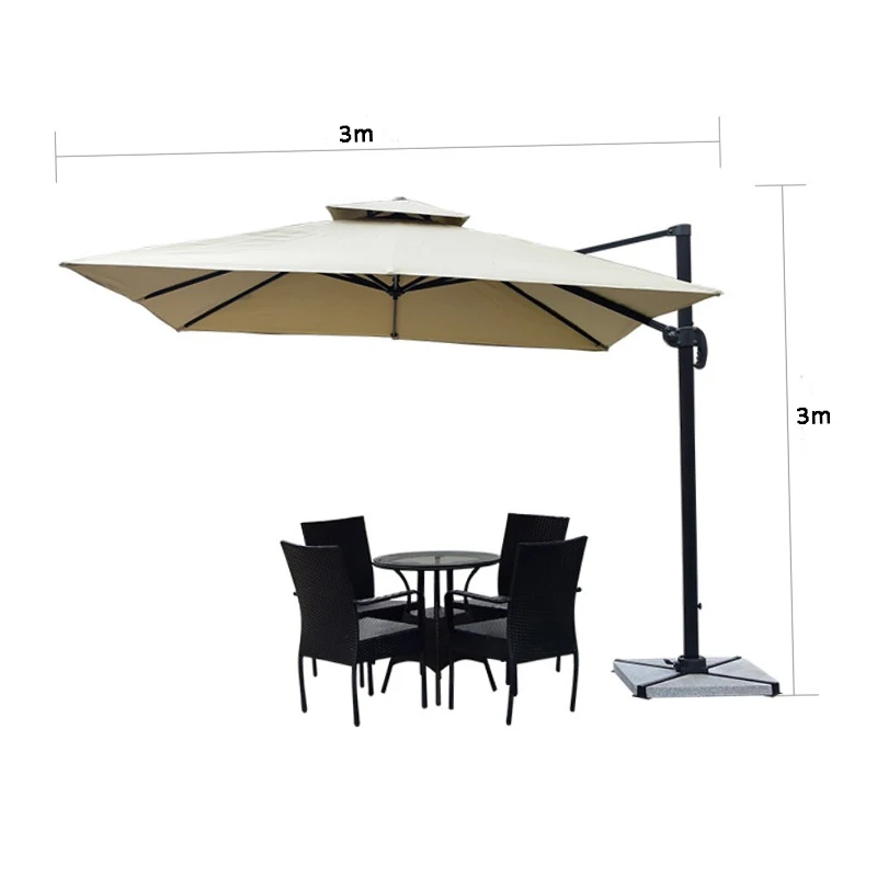 Logo Custom Patio Umbrella Cover Garden Umbrella Canopy Beach Umbrella Replacement With Waterproof Fabric Color Custom