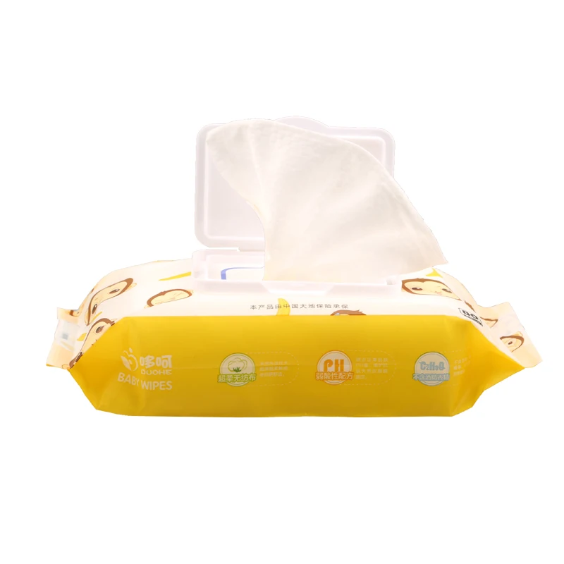 
Factory OEM Supplier Baby Wipes RO pure Water non-woven wet wipes for cleaning no alcohol unscented can be Customized 