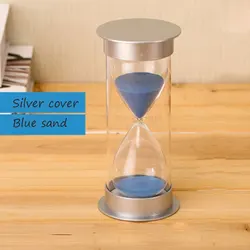 5/10/15/20/30/45/60 minutes home decoration birthday gift plastic Transparent Kitchen Timer hourglass timer