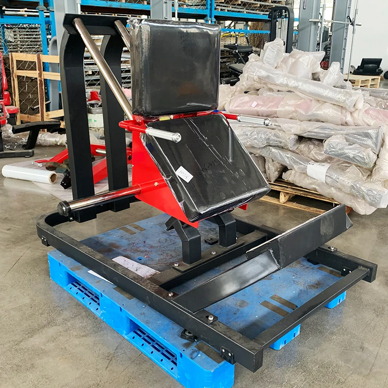 Factory direct Commercial gym fitness strength training body building plate loaded leg press hack squat seated calf machine