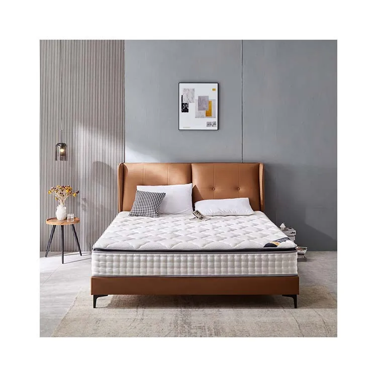 hot sales thin hostel bed with mattress  vibrating mattress