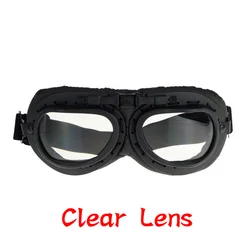 New Universal Vintage Pilot Biker Motorcycle glasses for Helmet Open Face Half Motocross  For  Motorbikes