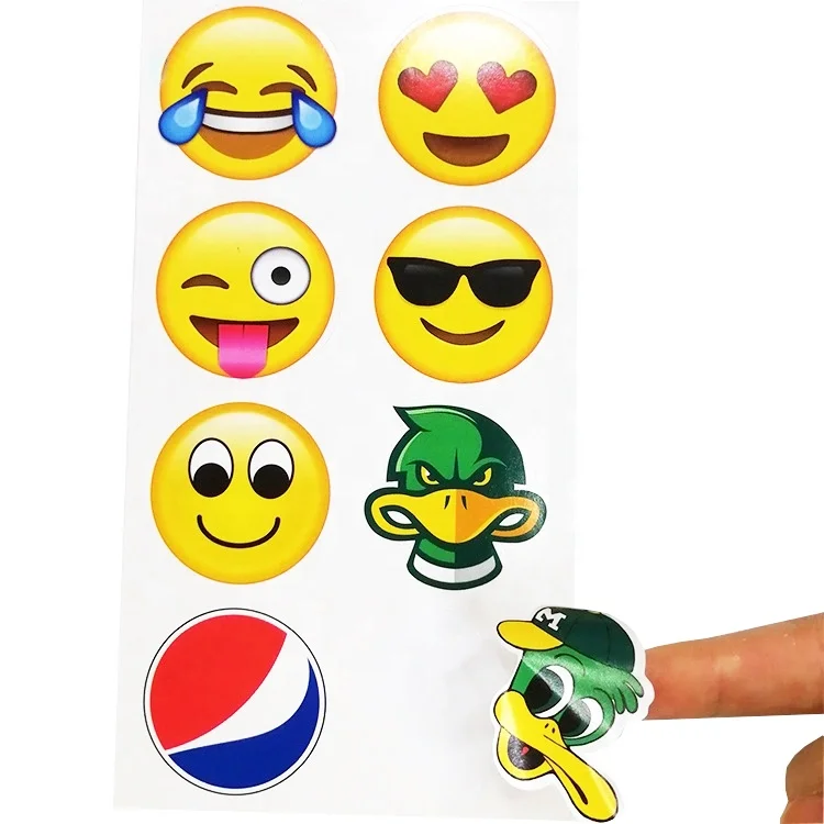 Custom Printing Waterproof  Label Laptop Cartoon Vinyl A4 A5 A6 Sheets Kiss Cut Paper Sticker Labels Cartoon Stickers Sheet