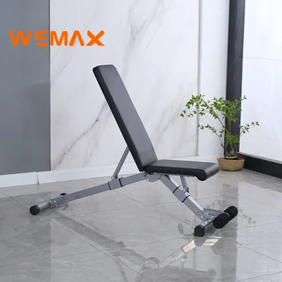 WEMAX dumbbell rack gym equipment multi functional bench adjustable incline decline flat adjustable bench