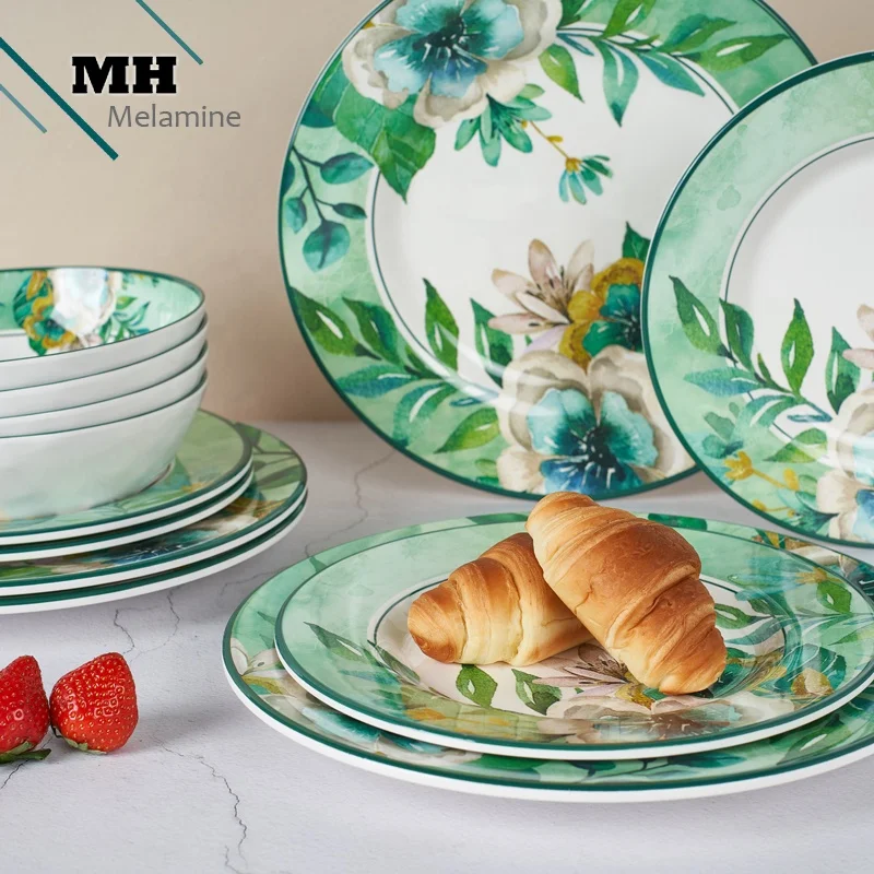 12 шт./комплект меламиновые столовые