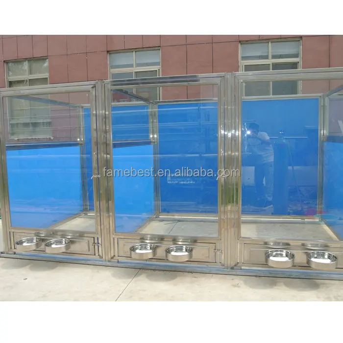 Quarantine Breeder Indoor Dog Kennels in stainless steel 304, Animal cages,The Quality Outside Dog Kennels Runs