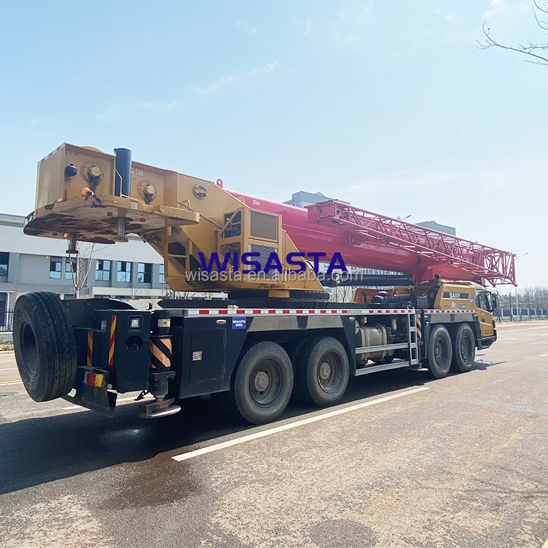 China SANY 80T Mounted Cranes Construction used truck cranes