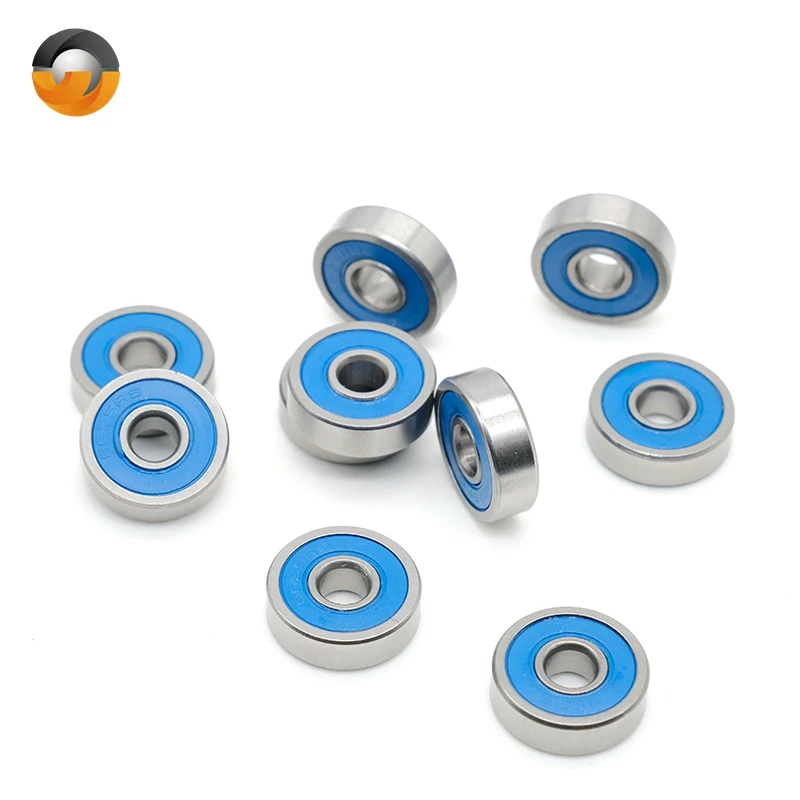 Factory Wholesale High Quality Miniature Ceramic Bearings 623 624 625 626 627 2RS High Precision ABEC 9 Hybrid Ceramic Bearings