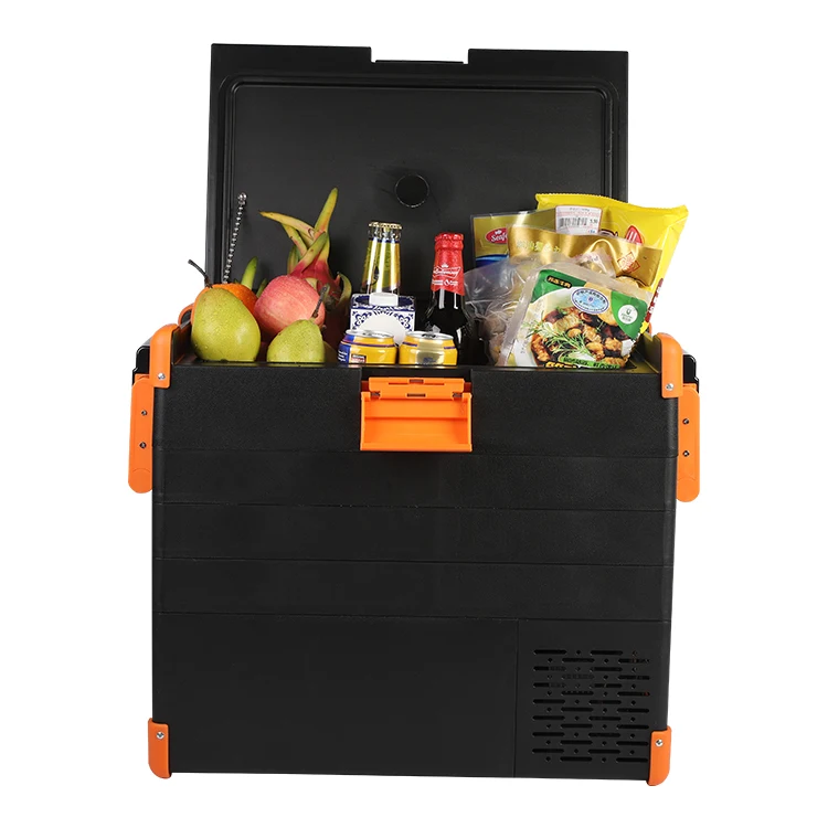 
New 52L Car Refrigerator DC 12v Car Fridge OEM Portable compressor Fridge Small Car Fridge 