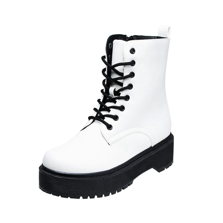
Newest Design Top Quality Winter Women Custom White Boots 