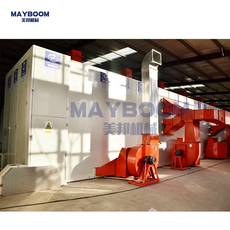 
Natural gas or electric circulating hot air garlic belt drying machine 