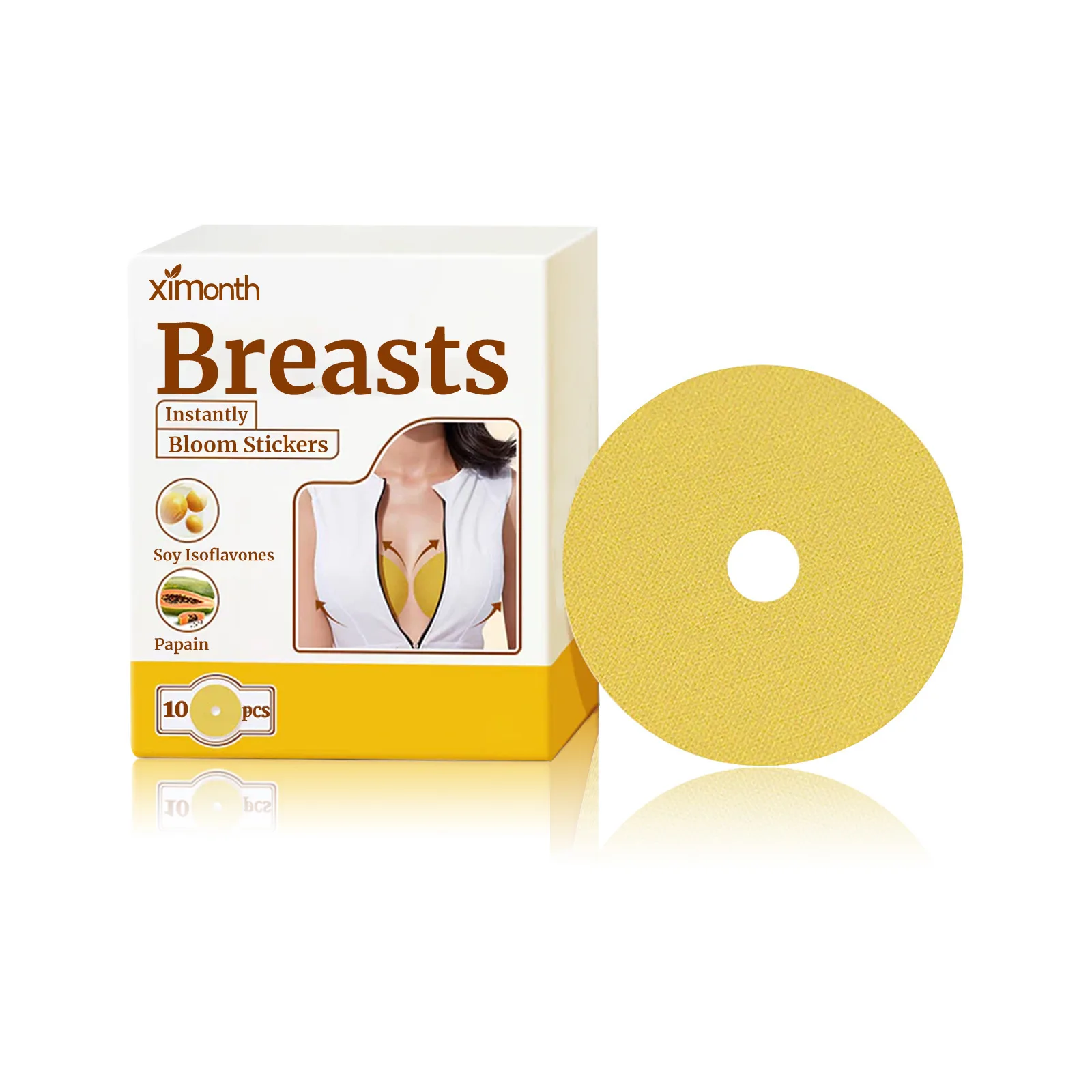 Sponge Nipple Patches Sexy Boobs Silicone Adhesive Breast Pasties for Women