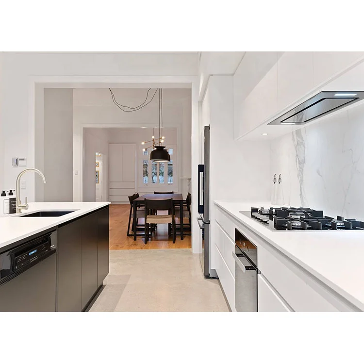 Eco friendly building materials High Valued Easy Clean High Glossy Lacquer Kitchen Cabinet for house construction in the world