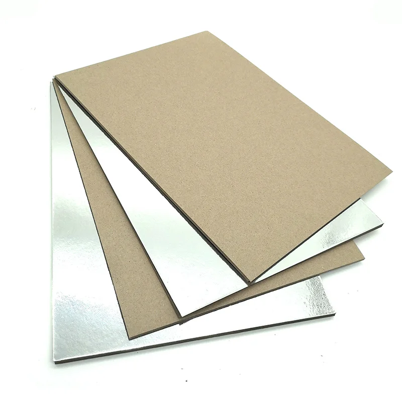 Recycled Paper Board Mills Silver Metalized with Grey Back