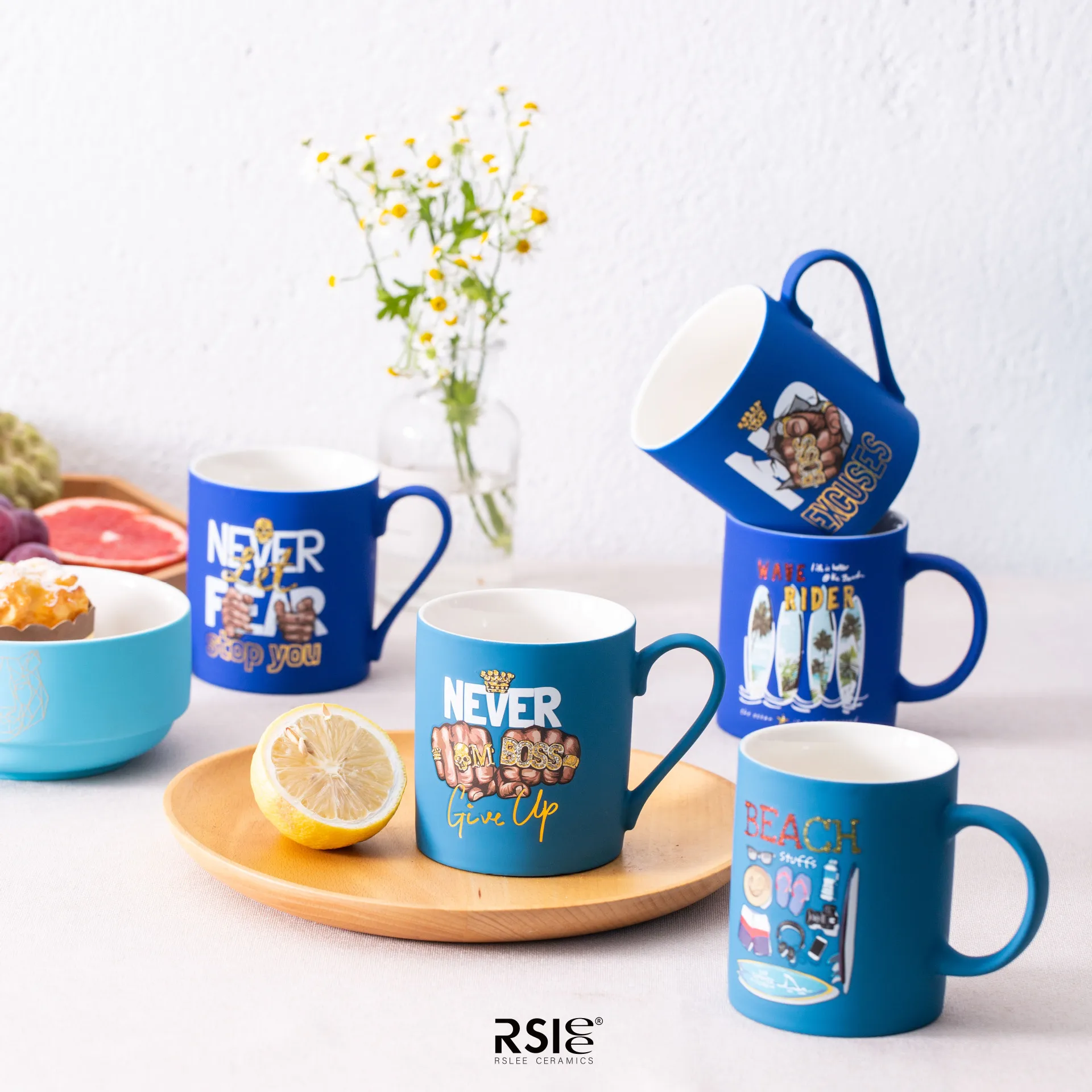 GZYSL Factory customized Souvenirs giveway 12oz ceramic travel mug New Bone China Soft Touch Porcelain Mug Low temperature decal