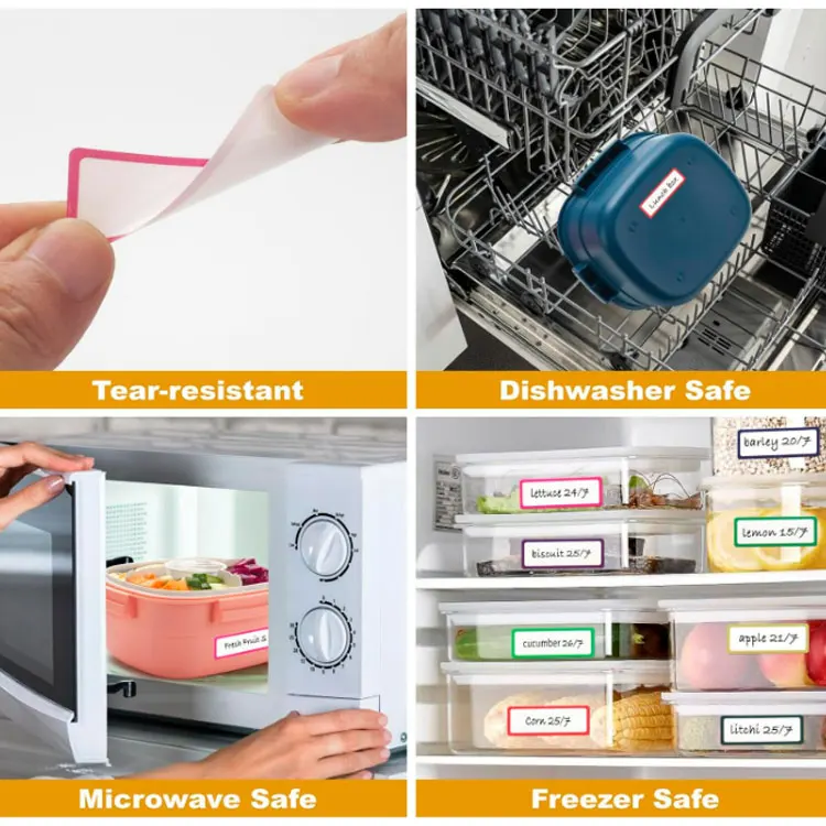 Waterproof Baby Self Laminating Bottle Labels for Daycare Supplies, School Name Labels Stickers for Kids,Name Tags for  Bottle