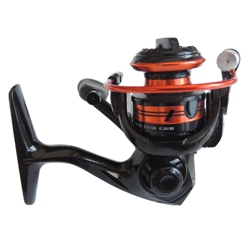 Wholesale Spinning Fishing Reel 3+1BB  5.2:1 Ice Fishing Reel Max Drag 4.5kgs Folding Rocker Arm Rubber Handle