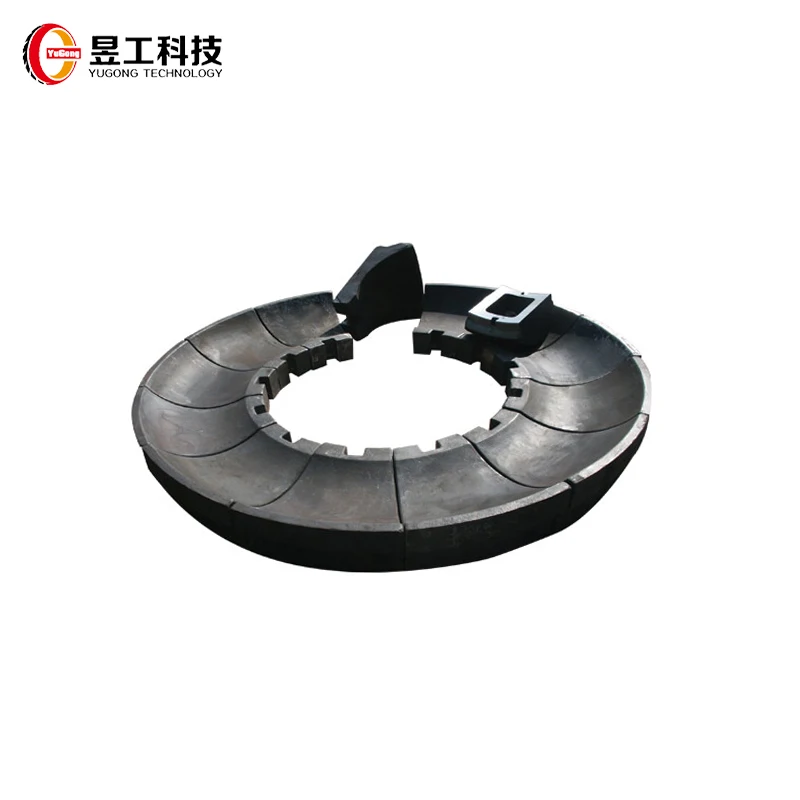 Factory direct commercial wear resistant  Composite Welding Grinding Table Liner for Vertical mill