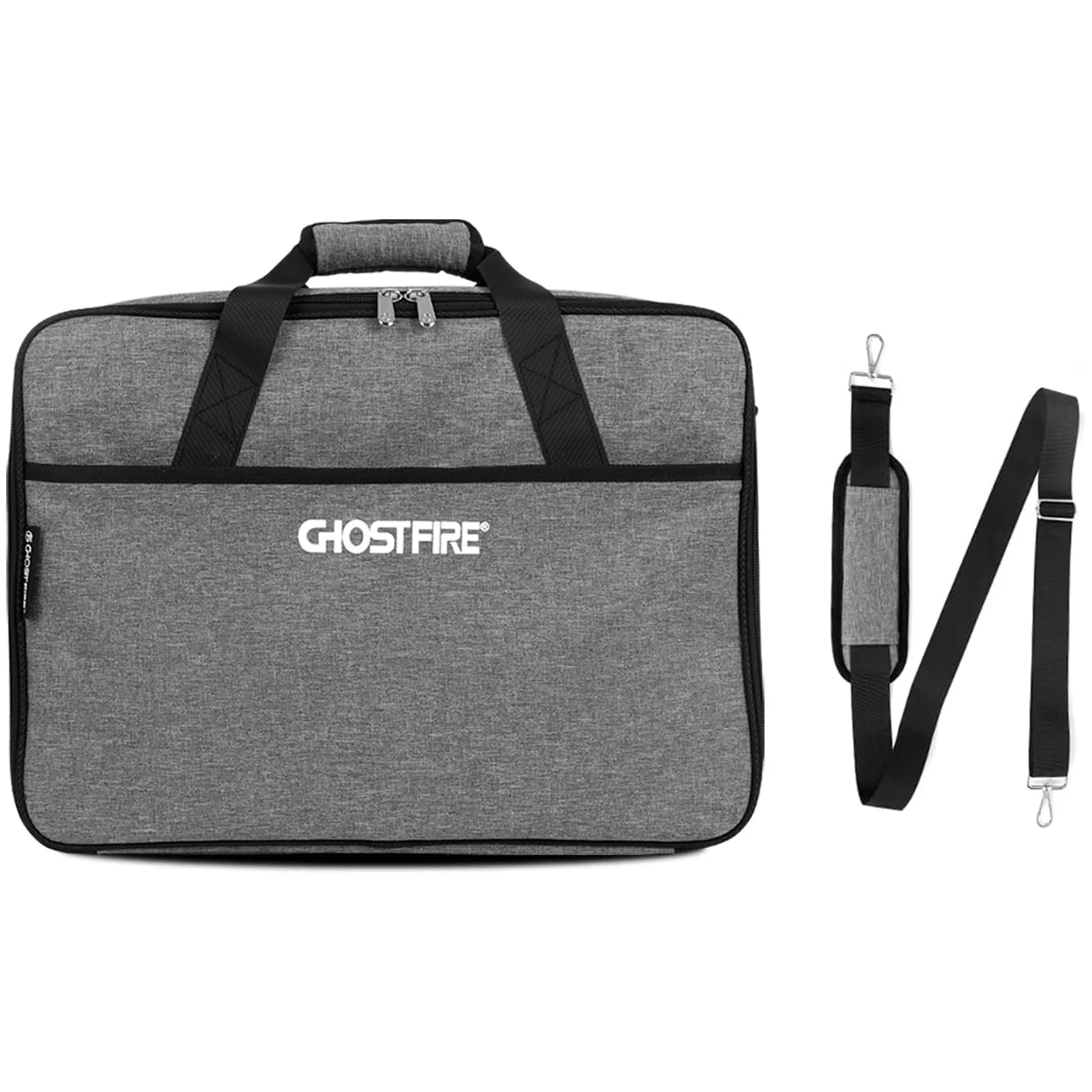 Ghost Fire Multi-Function Storage Case Guitar Gray Portable Pedalboard Bag With Shoulder Strap