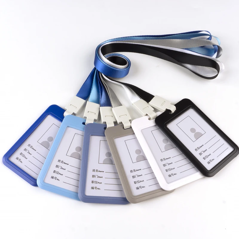Manufacturer Custom Logo Badge Holder Lanyard With Logo Custom Lanyard With Badge Holder ID Card Badge Holder