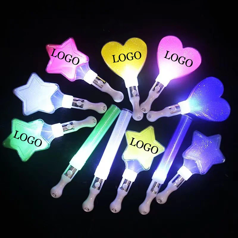 Customized Flash Star Stick Adult Kids Toy Led Stick Bulk Party Light Sticks for Concert Event
