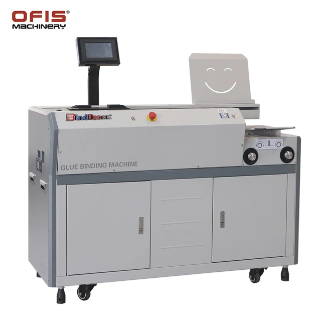 New hotmelt glue book binding machine with side glue TC60A4