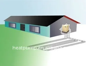 WIFI 10kw geothermal heat pump ground source water heater heating pump scop 7 A+++