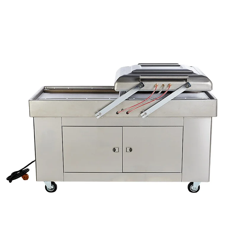 Peanut Bean foods Bread Double chamber 500 600 models vaccum shrink and packing machine