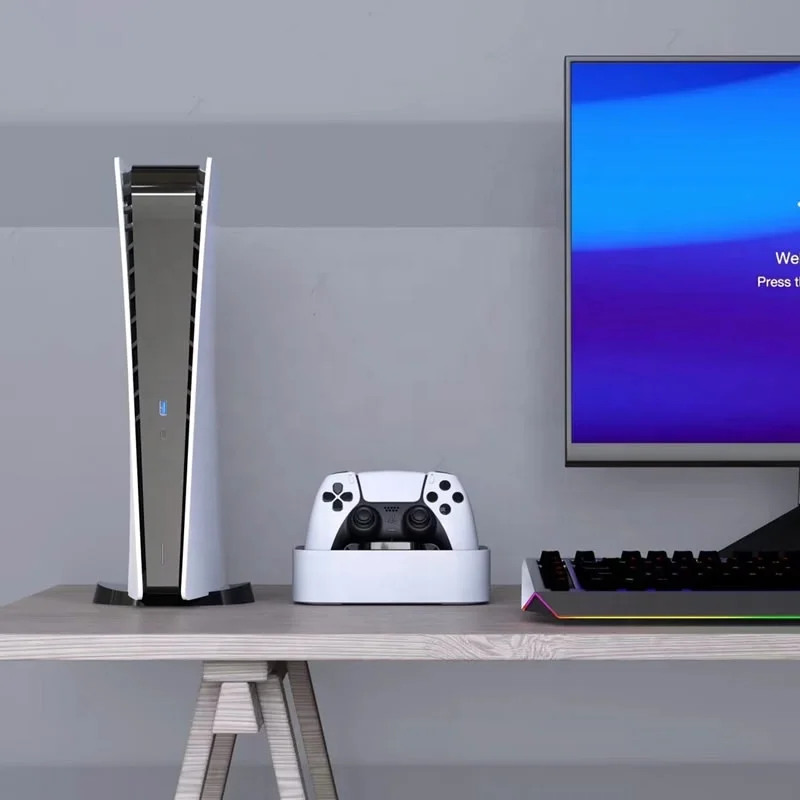 New Arrival Ps5 Dual Controller Charger Sony Dualsense Station Charging Dock For Playstation 5 Controller Accessories