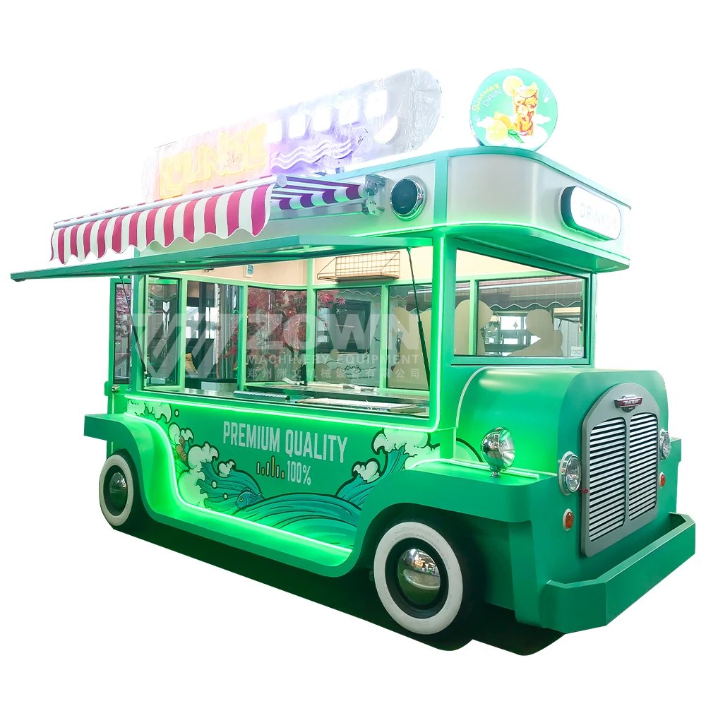 Customized Mobile Kitchen Food Trailers Fully Equipped Street Snack Catering Truck Pizza Coffee Carts for Sale