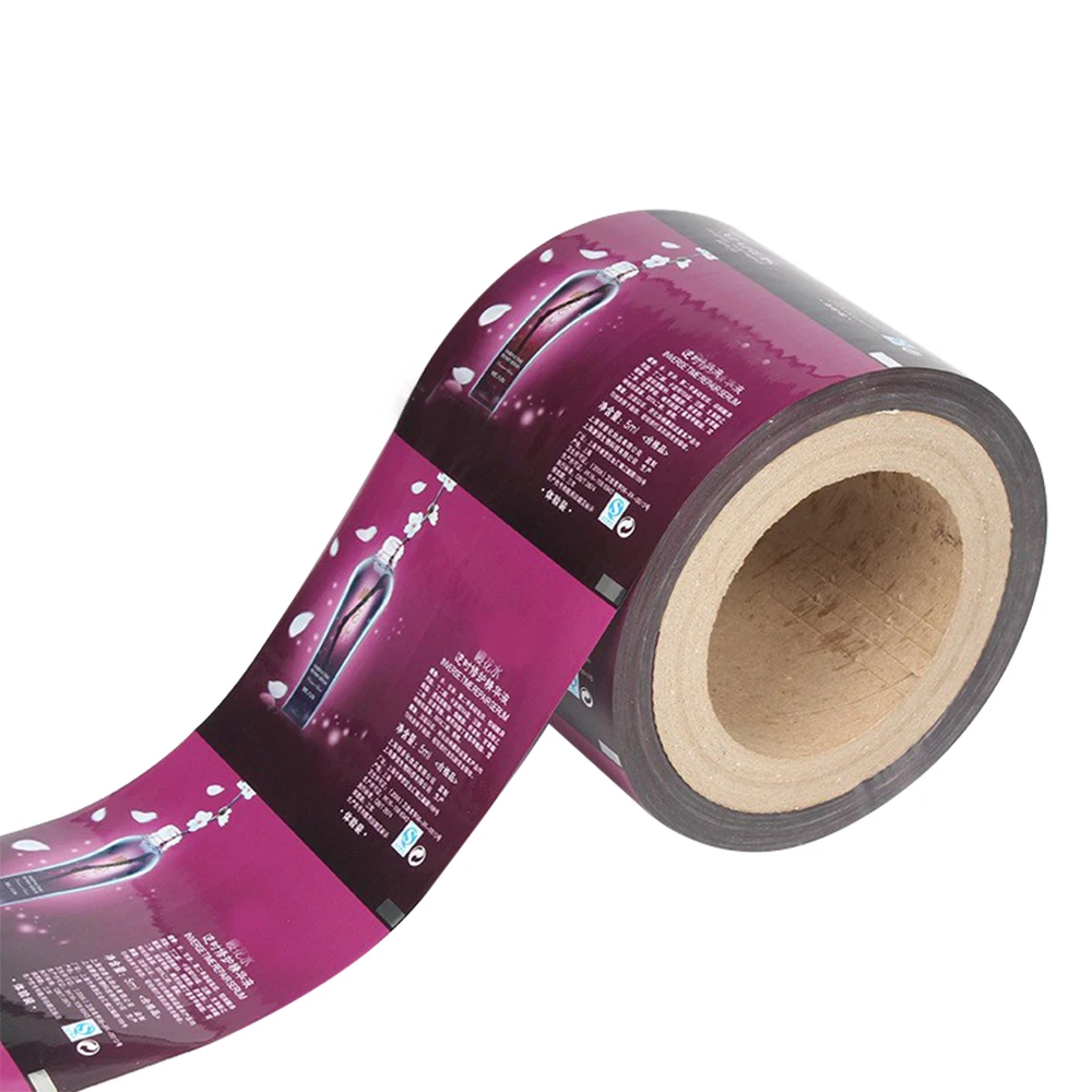 Custom Print White Plastic Roll Film for Food Ice Cream Mylar Automatic Packaging Pouch Bag