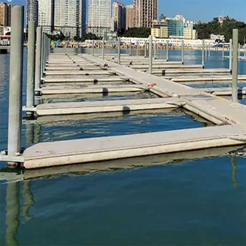 New Arrival Concrete Floating Dock Floating Pontoon Bridge Concrete Float Dock for Marina