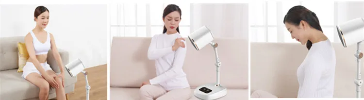 Leawell Infrared lamp for Pain Relief, 150W. Desktop Infrared Heat Lamp Infrared Light Thepary Device