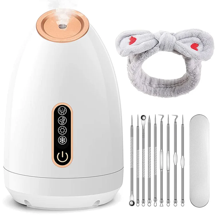 Private Label Home Use Beauty Equipment Facial Steamer Hot And Cold Steamer Facial Nano Mist Sprayer Facial Steamer